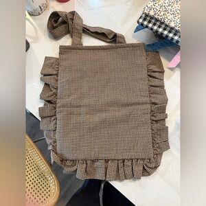 Handmade Ruffle Tote